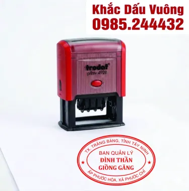 Khắc dấu oval A8