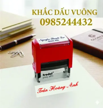 Khắc dấu vuông A2