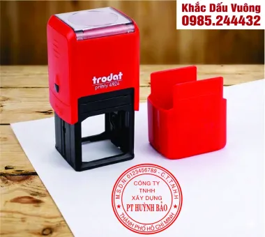 Khắc dấu vuông A2