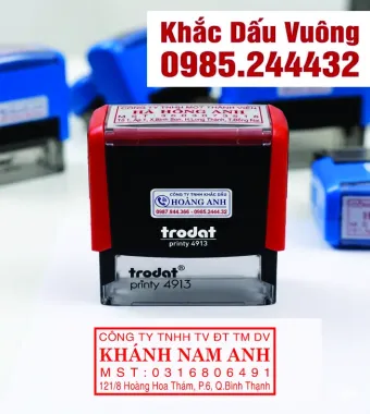 Khắc dấu vuông A4