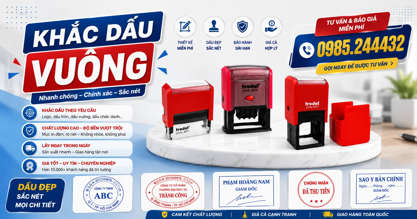 Khắc Dấu Vuông