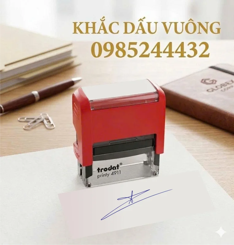 Khắc dấu chữ kí A6