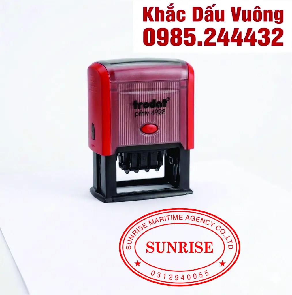 Khắc dấu oval A2