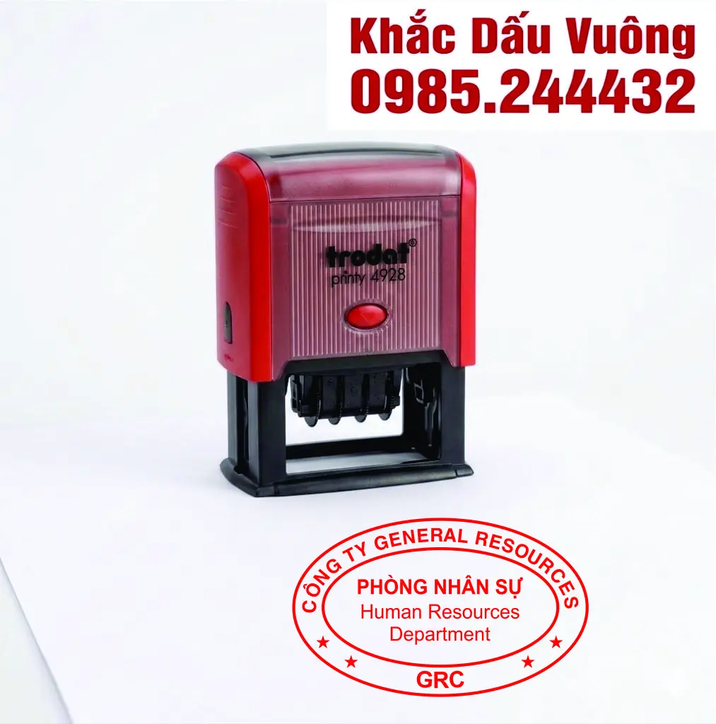 Khắc dấu oval A4