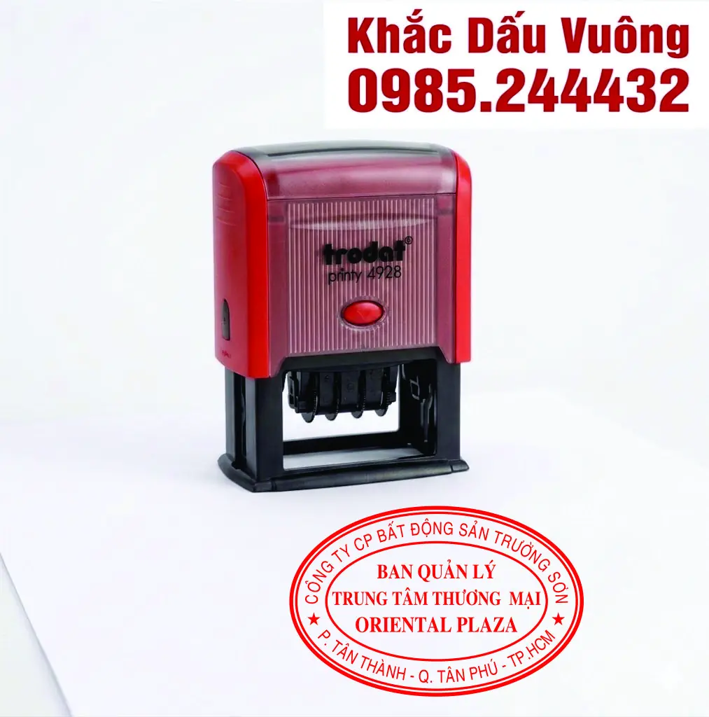 Khắc dấu oval A7