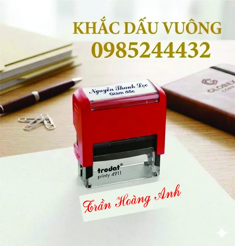 Khắc dấu tên A1