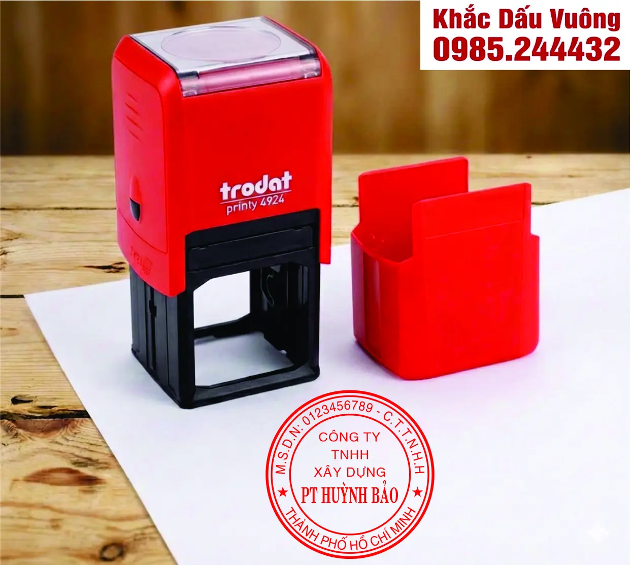 Khắc dấu tròn A3