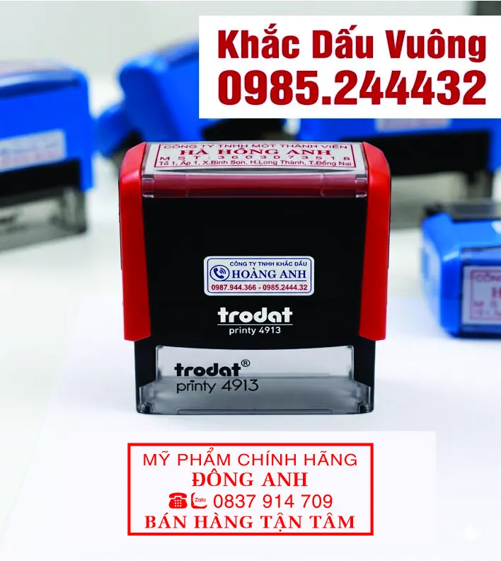 Khắc dấu vuông A2